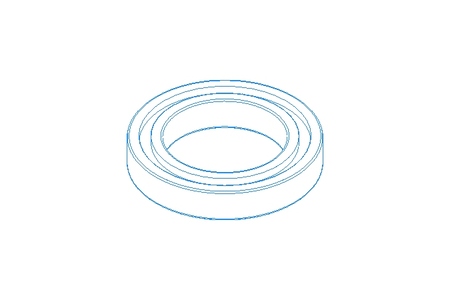 Deep groove ball bearing 6016 80x125x22