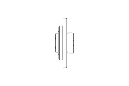 Flange bearing RME FA125.8 45x155x56.3