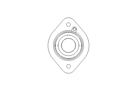 Mancal de flange PCST AH23 40x156x45,6