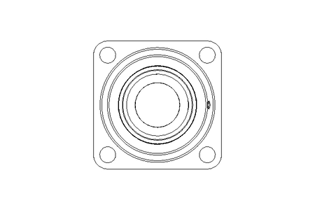 Mancal de flange RCJ N 50/62,7x143