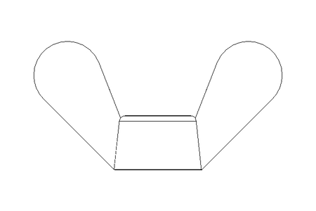 Porca borboleta M12 A4 DIN315