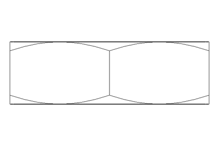 Hexagon nut M10x1 A2 DIN439