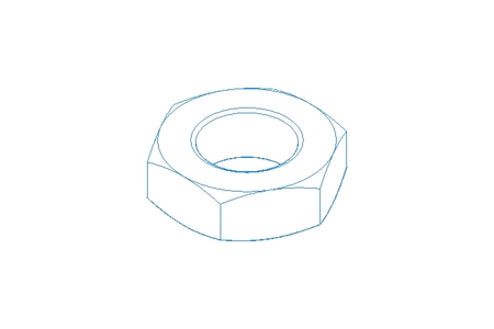 Hexagon nut M20 St-Zn DIN439