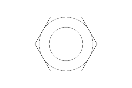 Écrou hexagonal M24x1,5 A2 DIN439