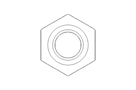 Hexagon weld nut M8 A2 DIN929