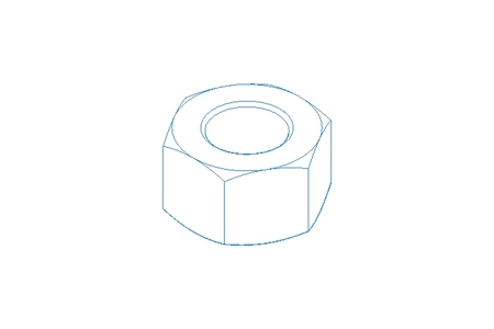 Tuerca hexagonal M12 St-Zn DIN934