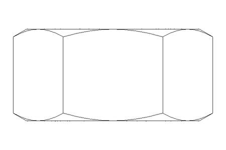 六角螺母 M20x1,5 St-Zn DIN934