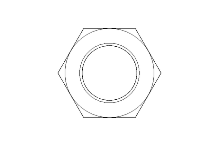 六角螺母 M20x1,5 St-Zn DIN934