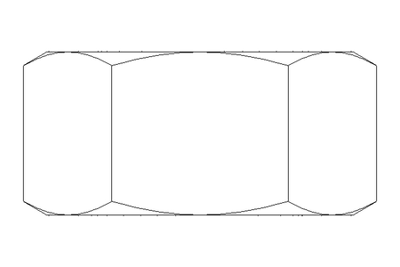 六角螺母 M20x1,5 St-Zn DIN934