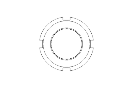 Ghiera M30x1,5 A2 DIN1804