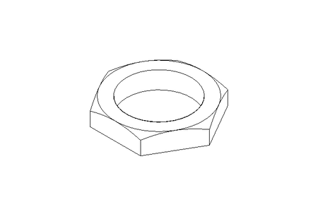 反向螺母 P4 G11/4" GJM-Zn EN10242