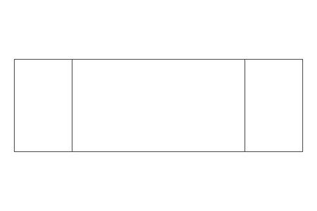 Passfeder DIN6885-1 A 25x10x8 1.4571