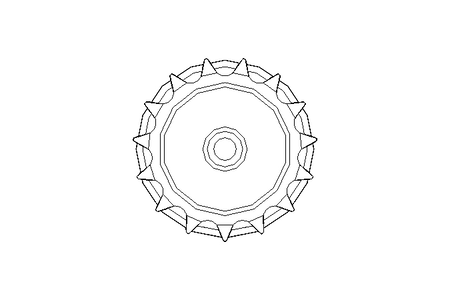 Rolo de suporte D=80x3/2KR EL=1490