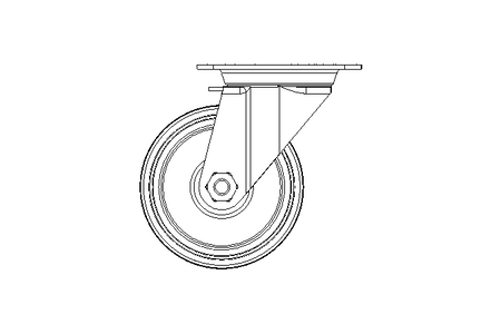 Ruota girevole 100x30 70kg