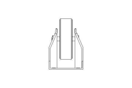 Heavy duty castor 100x30 70kg