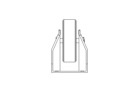 Heavy duty castor 100x30 70kg