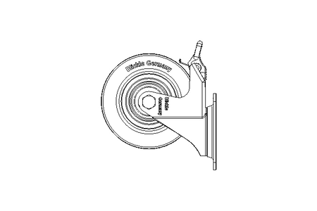 Roulette pivotante 125x37 385kg