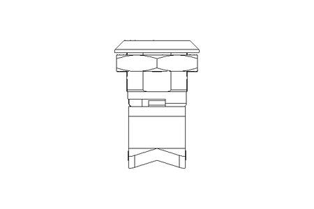 Drehriegel mit Zunge H32