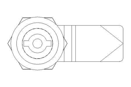 Drehriegel mit Zunge H32