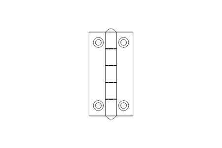 HINGE               80X42MM A2