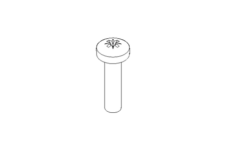 Linsenschraube M2,5x10 A2 ISO7045