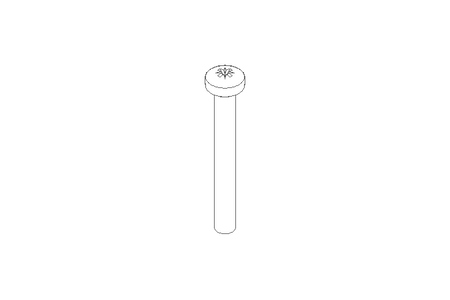 Vite a testa bombata M3x25 A2 ISO7045