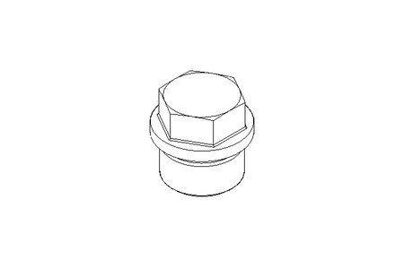 SCREW PLUG G  3/4 Z A2 DIN 910