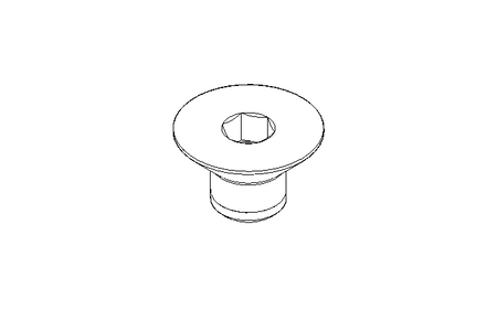 Tornillo avellanado M8x10 A2 70 DIN7991