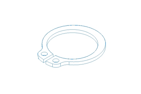 Tear-off ring 14x1 A2 DIN471