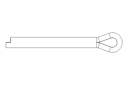 Cotter pin ISO1234 5x40 St