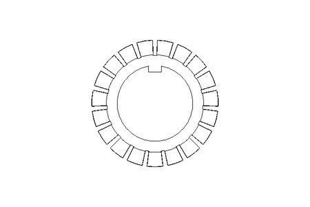 Frein d'écrou MB6 30x49 St DIN5406