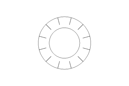 Rondella dentellata A 6,4 A4 DIN6798