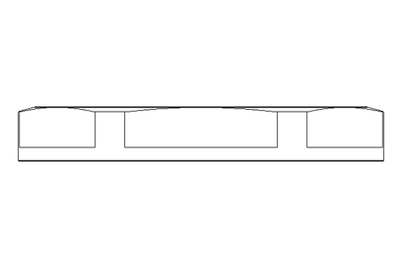 Hexagon lock nut M40 gray