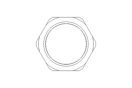 hex head lock nut M20