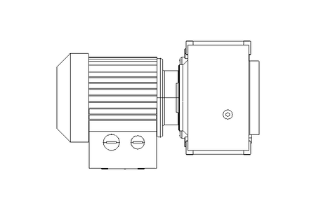 Moto-réducteur plat 0,25kW 41 1/min