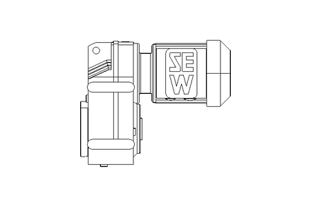 Motoridutt.a assi parall. 0,25kW 41