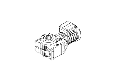 螺杆齿轮速电机 0,18kW 4,3 1/min