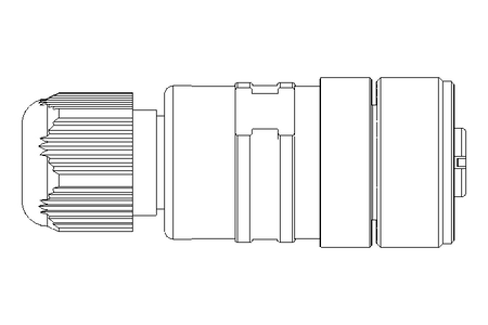 Conector redondo para cabos  M12