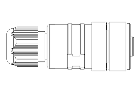 Conector redondo para cabos  M12