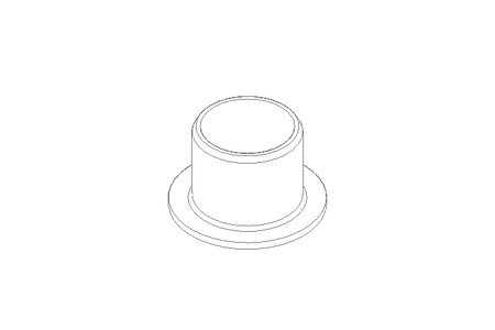 Plain bearing bush GFM 12x14x20x12x1