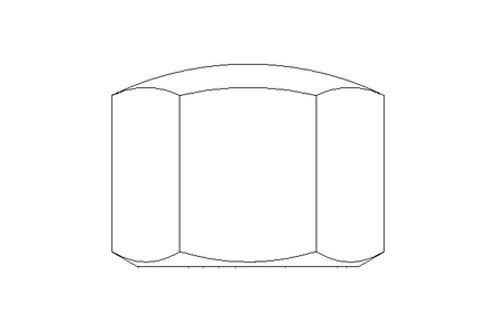 Dado esagonale cieco M14x1,5 A4 DIN917