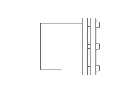 Conector hembra D100 d80 8800Nm