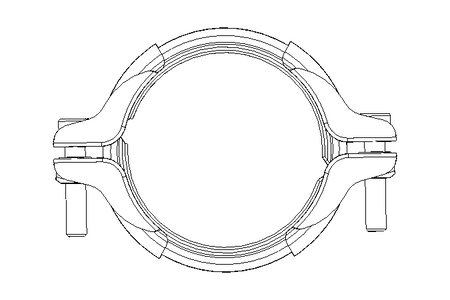 CLAMPING RING  DN80 A2