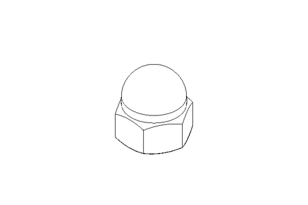 Tuerca hexagonal ciega M20 A2 DIN1587