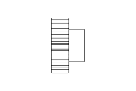 Roda dentada frontal M=2 Z=24