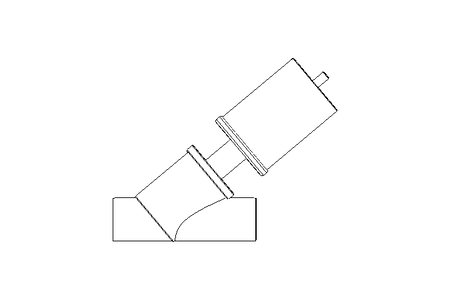 Angle seat valve DN 100