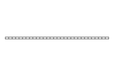 Canaleta grade 60x60x3000 mm