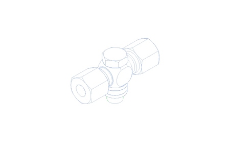 T-SWIVEL JOINT D=8   G1/8"