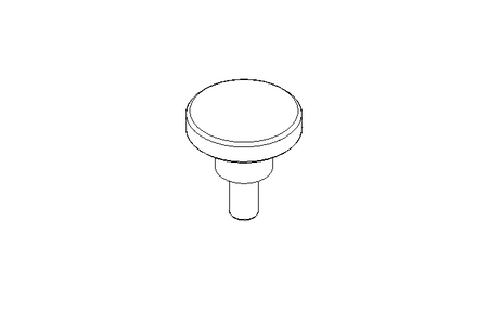 Parafuso recartilhado M4x8 A2 DIN 464