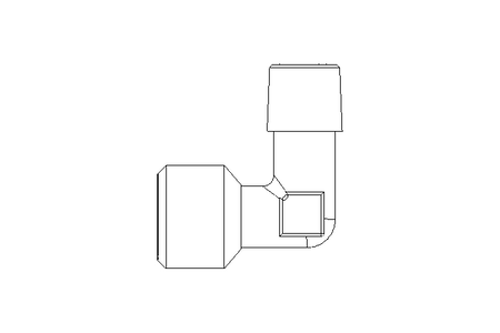 Winkel 90 Grad I/A 1/4" 1.4404